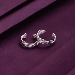 Kai Jewel Sterling Silver Sterling Love Knots Silver Toe Ring-image-21