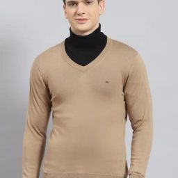 Monte Carlo Khaki Regular Fit Pullover-47