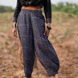 Chidiyaa Black WWB Wistful Dawn Abstract Regular Fit Pant-picture-12