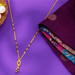 P.N.Gadgil Jewellers Divine Ties Yellow Gold Modern Mangalsutra For Women-image-21