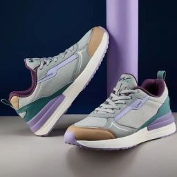 Campus Women's NITRO FLY Grey & Beige Sneakers-image-77