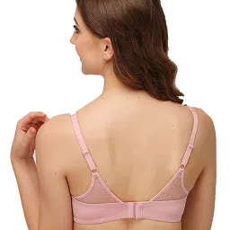 Soie Pink Non-Wired Full Coverage Bra image 2