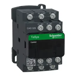 Schneider Electric TeSys 3 NO+2 NC 10 A Rating 240 V Control Relay, CAD326U7-16
