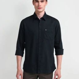 Arrow Sport Navy Cotton Slim Fit Shirt-picture-16
