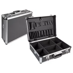 DURATOOL Tool Case, Black Aluminium, D01815-32