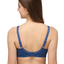 Soie Blue Non-Wired Full Coverage Bra image 2