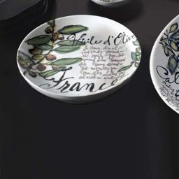Rosanna 4-Piece Multi Medium Olive Oil Printed Bowl Set-23