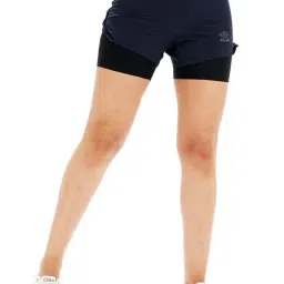 Shrey Navy Sports Shorts-image-60