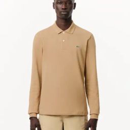 Lacoste Beige Cotton Classic Fit Sports Polo-image-51