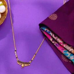 P.N.Gadgil Jewellers Ethereal Glow Yellow Gold Modern Mangalsutra For Women-image-60