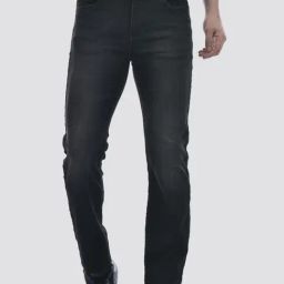 NUMERO UNO Washed Black Slim Fit Mid Rise Jeans-image-61