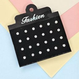 Honbon Women Silver Earrings-11