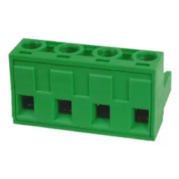 RS PRO 4 Way Pluggable Terminal Block 7.62 mm Pitch Screw Termination, 8745385-51