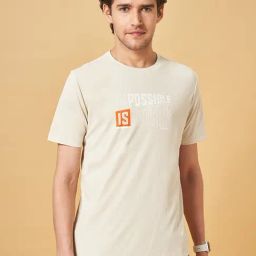 Ajile by Pantaloons Impala Slim Fit Printed Sports T-Shirt-image-24