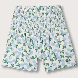 Blue Giraffe Kids Blue & Green Printed Shorts-image-40