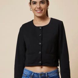 Globus Black Regular Fit Jacket-13