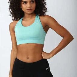 Reebok Blue Plain Sports Bra-image-44