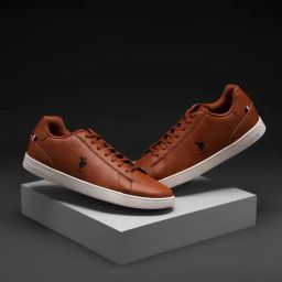 U.S. Polo Assn. Men's RHEECE Tan Casual Sneakers-image-100