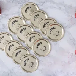 Kilner Gold Tin Preserve Jar Replacement Lid Seals - Set of 12-picture-34