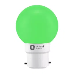 Orient 0.5 W B22 Deco Shine LED Bulb Green (Pack of 8)-19