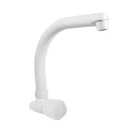 SUPREME Elegant Series Wall Sink Tap Quarter Turn Plastic, Texla White-image-74