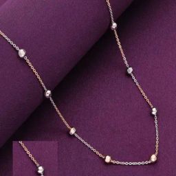 Kai Jewel Sterling Silver Dual Tone Link Ball Chain-image-28