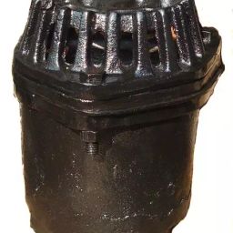 V V 65 mm Cast Iron Foot Valve Screwed Ends V V-1023-image-15
