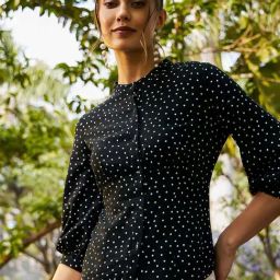 KASSUALLY Black Printed Shirt-image-70