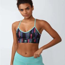 Reebok Blue Printed Sports Bra-image-82