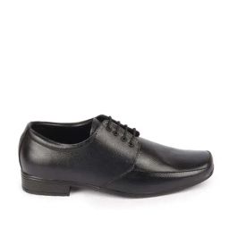 Fausto Men's Black Derby Shoes-image-86