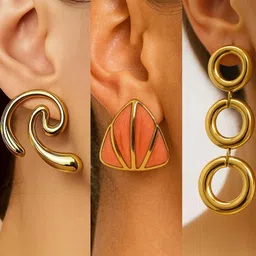 ISHTAARA Women Gold Earrings-picture-17