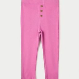 Juniors by Babyshop Girls Cotton Ankle Length Leggings With Lettuce Hem-picture-45