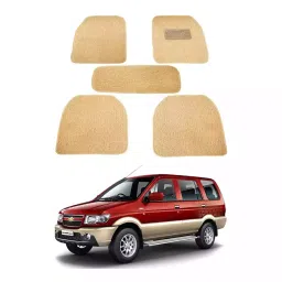 Auto Pearl MA3O55 PVC and Plastic Standard Mat for Chevrolet Tavera 2005 (Beige)-image-97