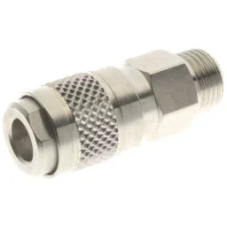 RS PRO 101 Series Straight Threaded Adaptor, BSP 1/8 Male to 1/8 in Male, Threaded-to-Tube Connection Style, 2312493-picture-15