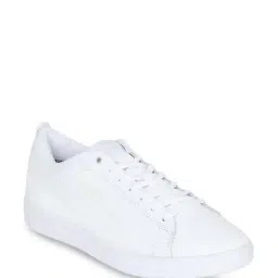 Puma Women's Smash V2 L White Sneakers-picture-2
