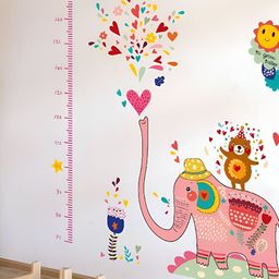Jaamso Royals Pink & Blue 3D Printed Self Adhesive Wall Sticker-image-82