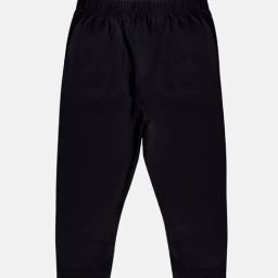 Kiddopanti Kids Black Solid Leggings-image-32