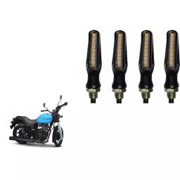 Cartronics Sleek Pencil Type Yellow LED Indicator or Royal Enfield Thunderbird 500 X (Pack of 4 Pcs)-45