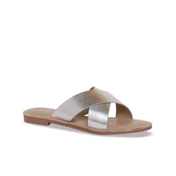 CAMLEE COMFORT Women Metallic Open Toe Flats-image-39