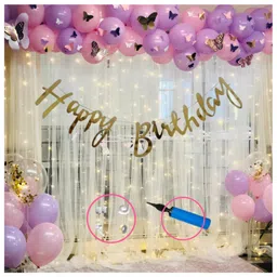 Puchku Premium Happy Birthday Boss baby Foil balloon Set for first 1st birthday Theme boy kids ( pack of 64   Multicolor)-picture-30