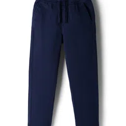 Pine Kids Woven Full Length Solid Colour Trouser Pant - Navy Blue-picture-22