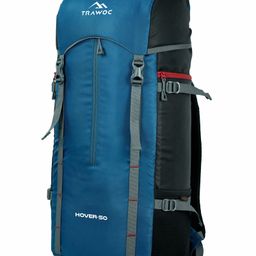 TRAWOC HOVER 50L Trekking & Hiking Travel Backpack LHK002 English Blue-image-90
