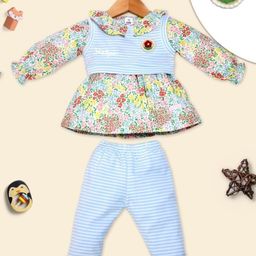 KIKO Girls Checked Top with Pyjamas-image-28
