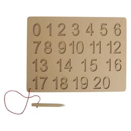 Mindmaker Wooden Tracing Slate Writing Practice Board with Dummy Pencil Set of 5 Board Capital Alphabets Small Alphabets Numbers Tamil Vowel & Consonants - Brown image 3