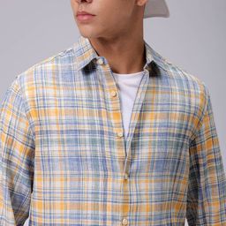The Indian Garage Co Men Slim Fit Multi Stripes Opaque Striped Casual Shirt-image-56