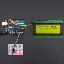 Display the Magnetic Field value on 20*4 LCD using Linear Hall Magnetic Module - KT620Display the Magnetic Field value on 20*4 LCD using Linear Hall Magnetic Module - KT620 image 2