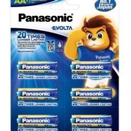 Panasonic Evolta Alkaline AA 1.5V Battery – Pack of 6-45
