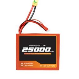Samsung INR 21700 50S 22.2 V 25000 mAh 6s5p 175A/225A Discharge Li-ion EFT Agriculture Drone Battery Pack-image-39