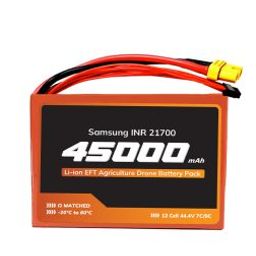 Samsung INR 21700 50S 44.4 V 45000 mAh 12s9p 315A/405A Discharge Li-ion EFT Agriculture Drone Battery Pack-image-30