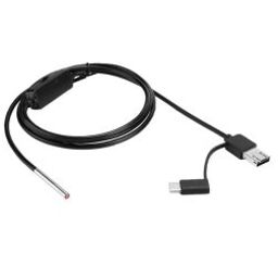 INSKAM USB and Android OTG Endoscope 3in1 Borescope 3.9mm Ultra thin Waterproof Inspection Snake Camera with LED Light-2